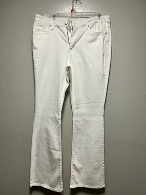 Levi's White Flare Jeans